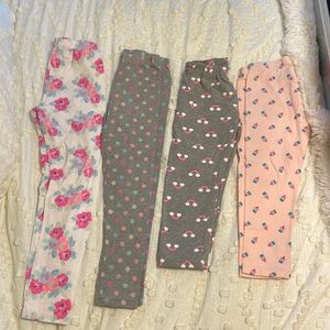 Leggings and capri leggings size girls 7/8